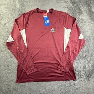 Team 365 3XL Men Red White Long Sleeve Athletic Shirt Dri Fit Las Vegas NWT